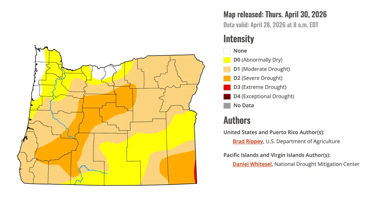 Douglas County Declares Emergency Drought Order, Becomes Tenth Oregon County This Year