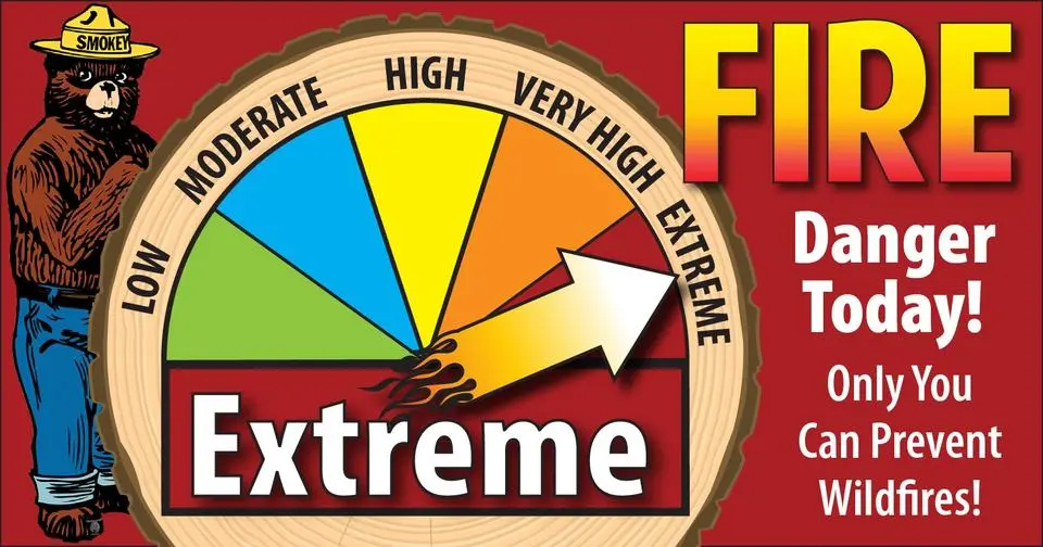 Fire Danger Level Rises to EXTREME in Douglas District Starting August 5