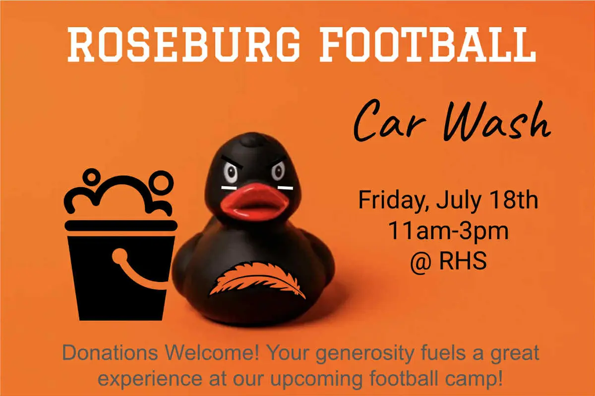 RHS Football Team Car Wash Fundraiser on July 18