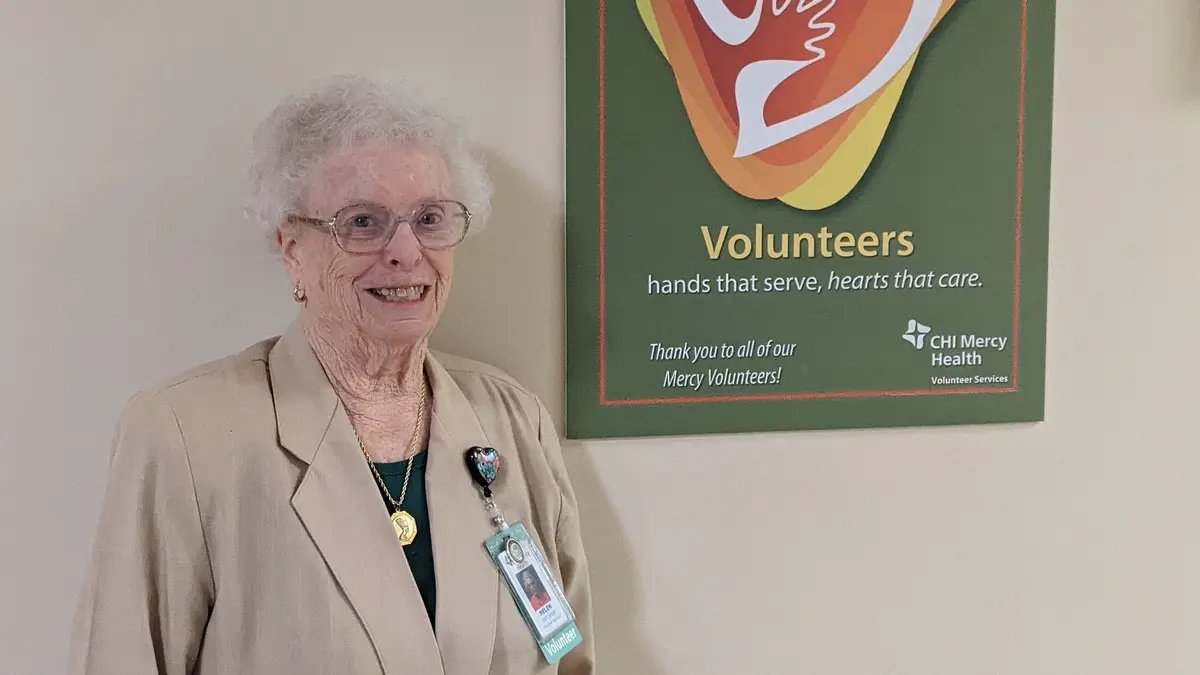 Helen Hilgers Retires After Volunteering For Over 60 Years at CHI Mercy Health