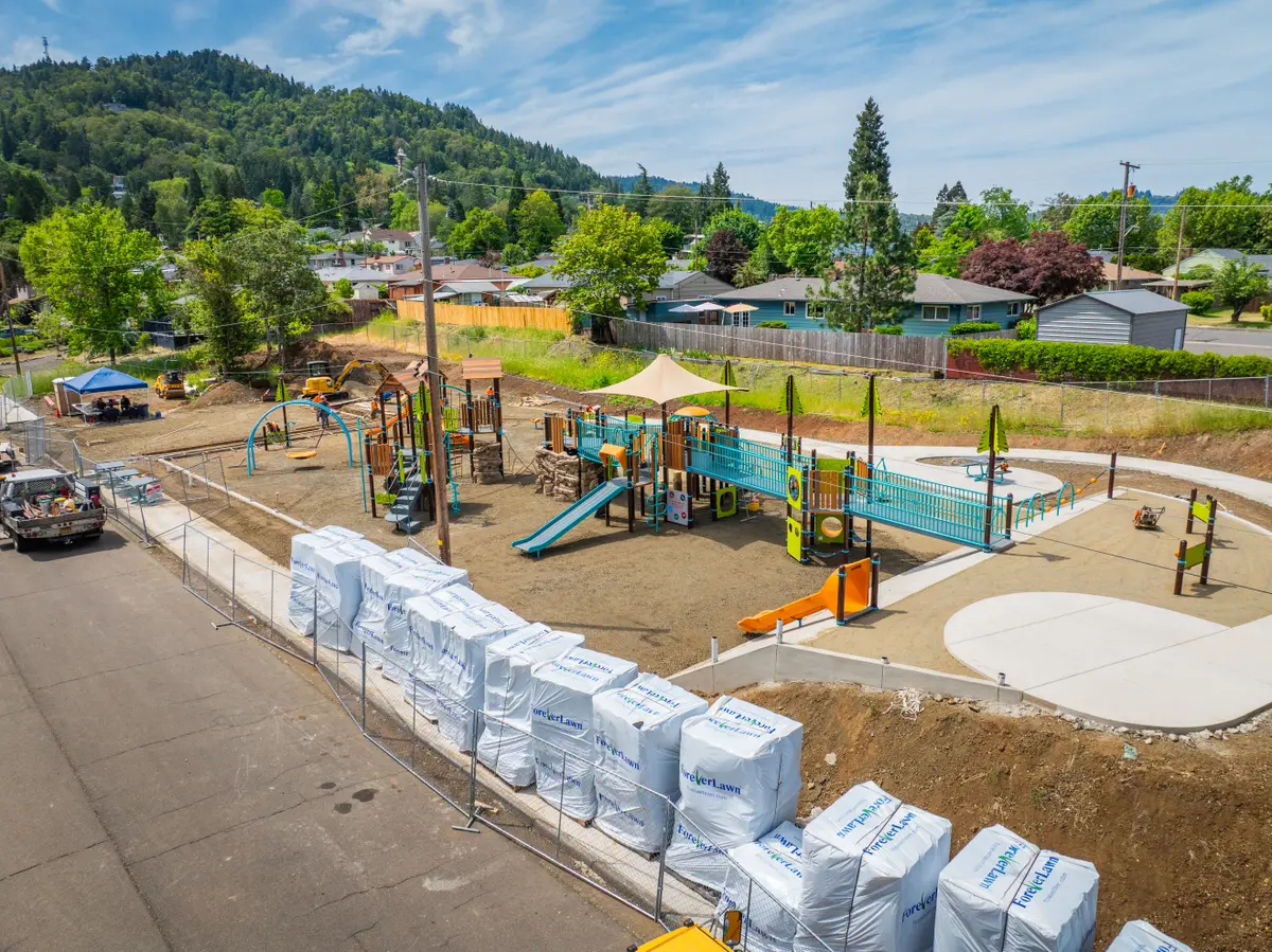 Brown Park Renovation Nears Completion in Roseburg