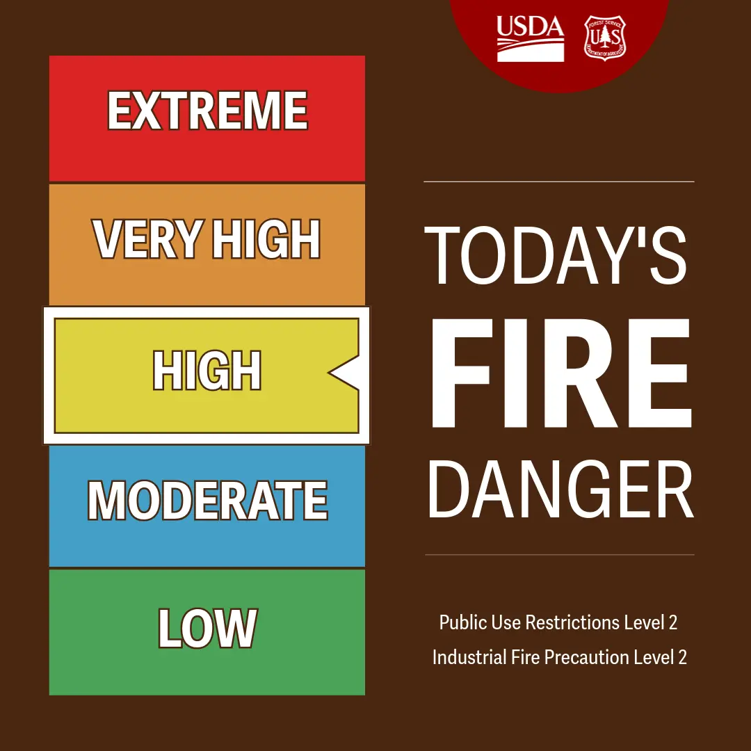 Umpqua National Forest Increases Fire Danger Level Friday