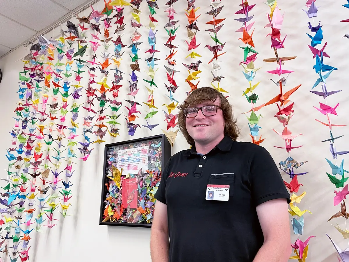 Paper Cranes Bring Lessons of History, Patience