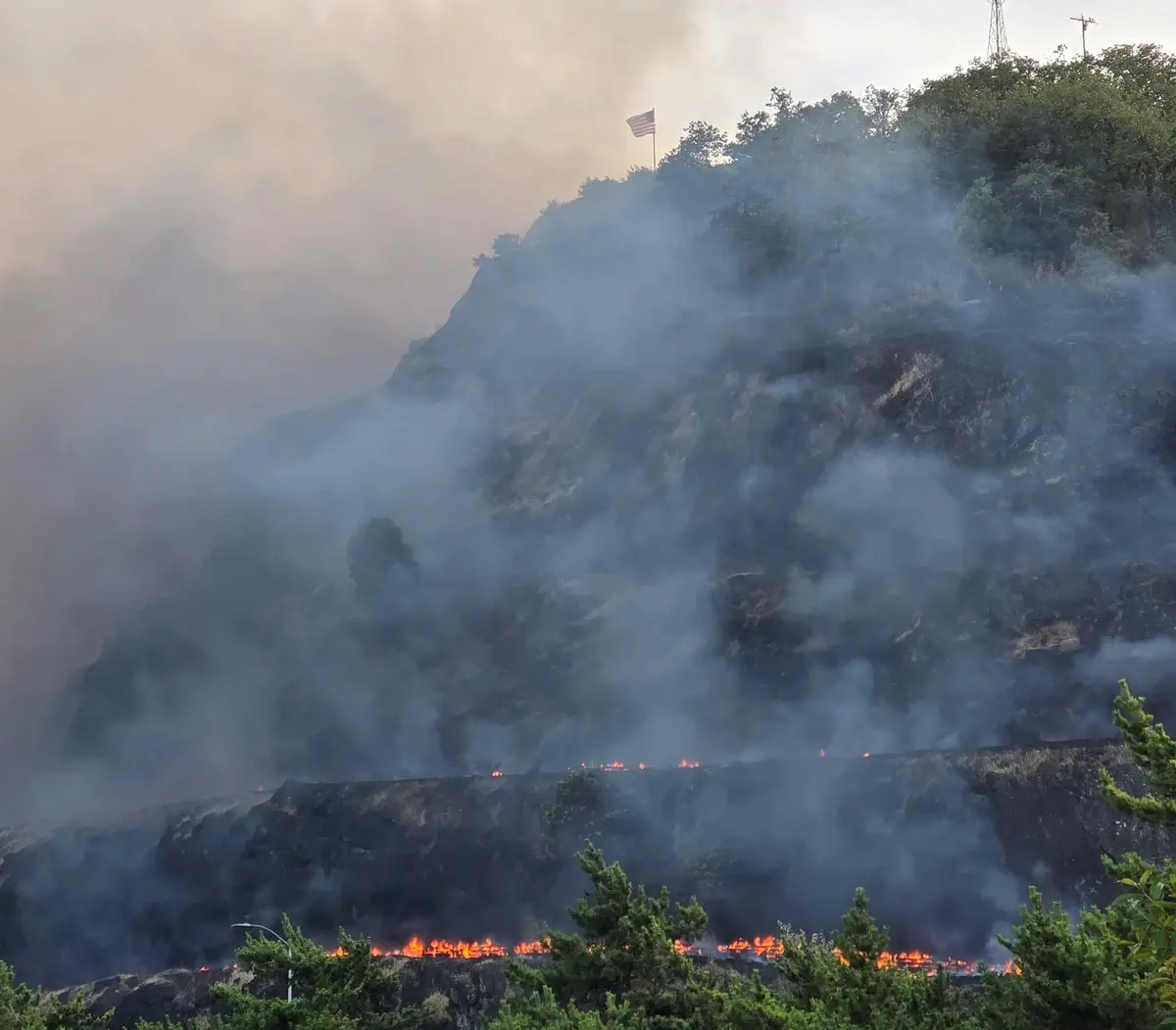 Milepost 124 Fire Contained in Roseburg — Roseburg Tracker