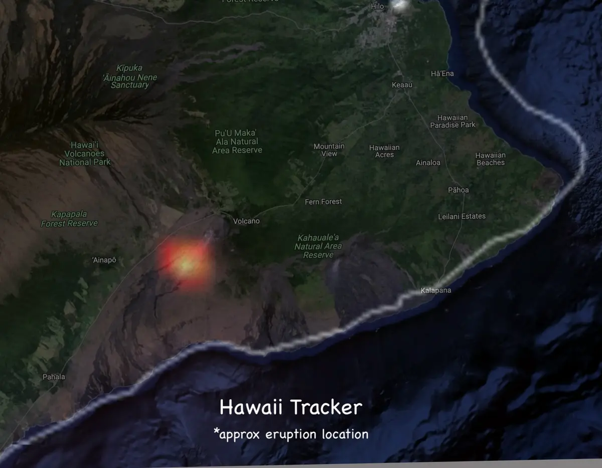 Kīlauea Volcano Is Again Erupting Within Hawai'i Volcanoes National ...