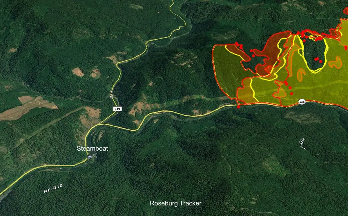 Jack Creek Fire Grows To 5,477 Acres — Roseburg Tracker