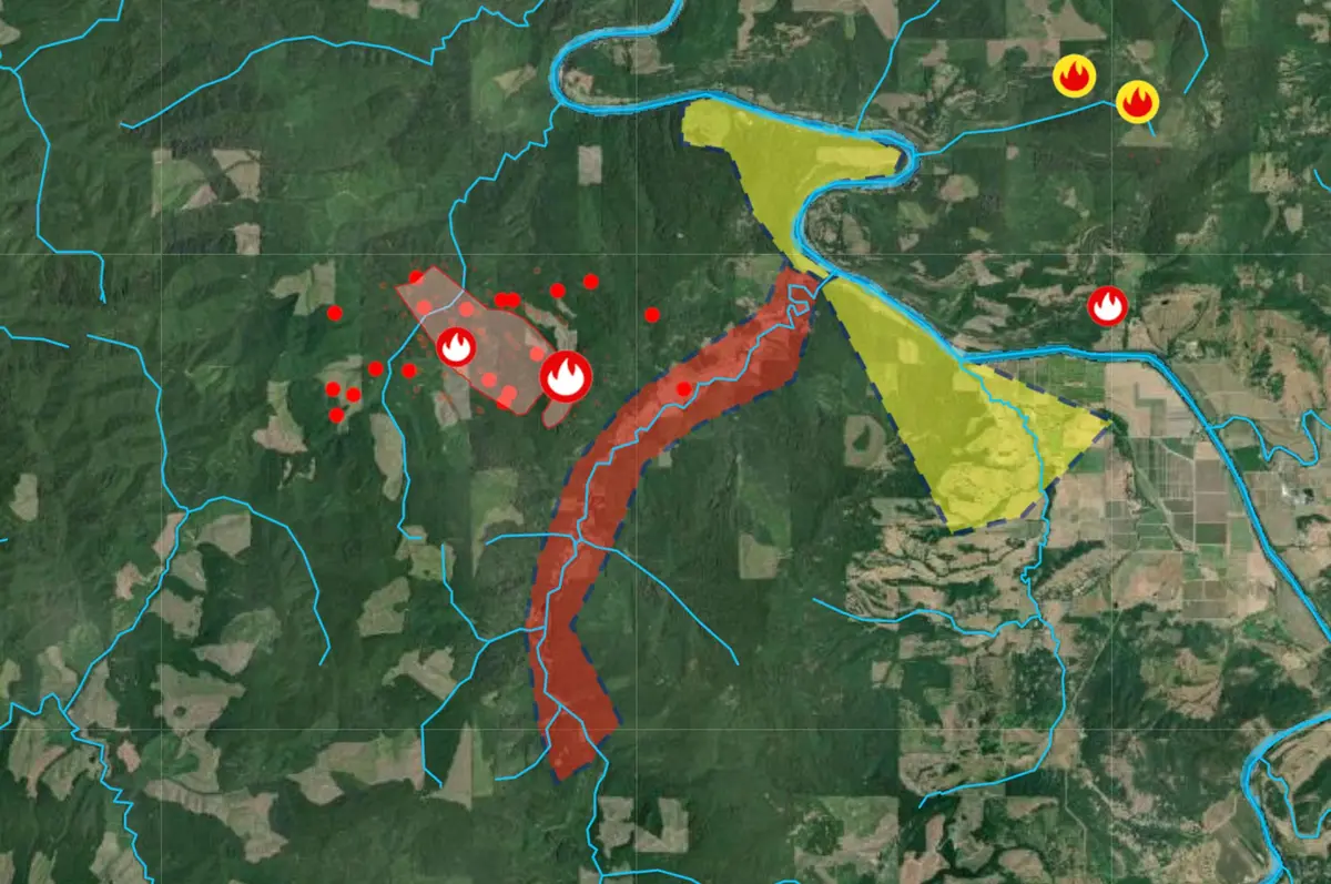 Saturday Morning Tyee Ridge Complex Fire Update — Roseburg Tracker