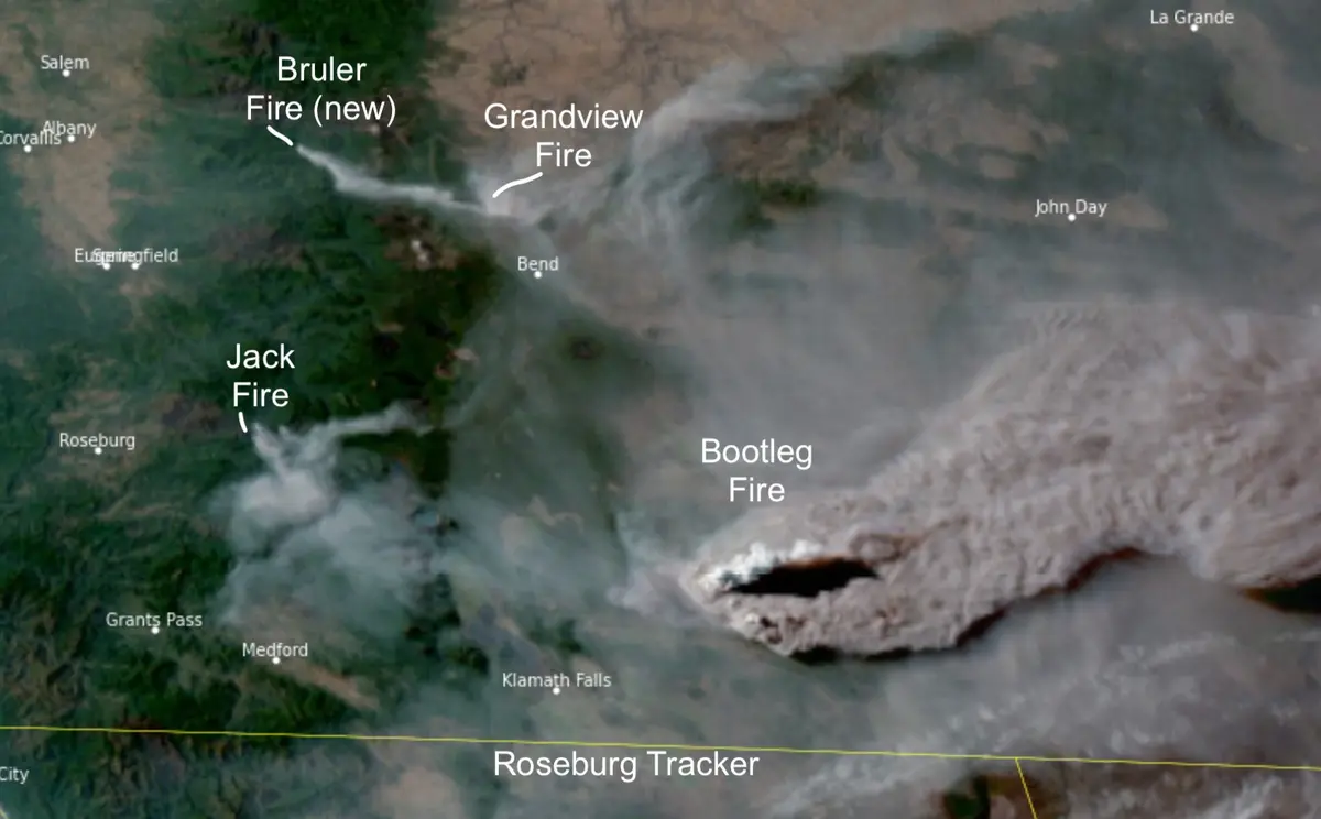 Oregon Fire Update: Monday Evening, July 12 — Roseburg Tracker