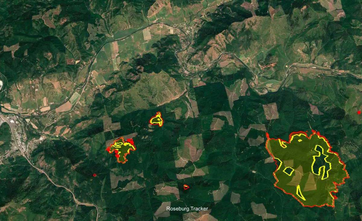 Pool Creek Fire Grows to 2,350 Acres — Roseburg Tracker