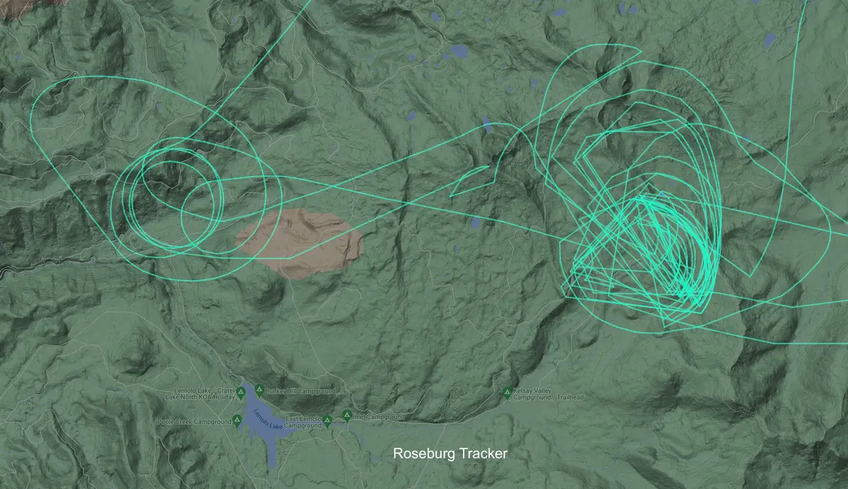Two Wildfires Start North of Diamond Lake — Roseburg Tracker