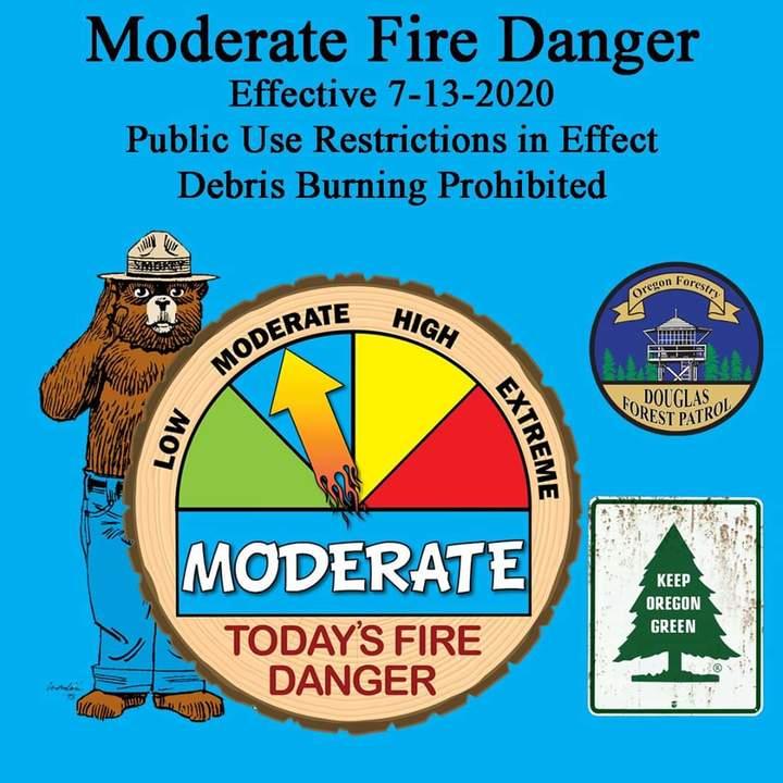 Fire Danger Increases in Douglas County — Roseburg Tracker
