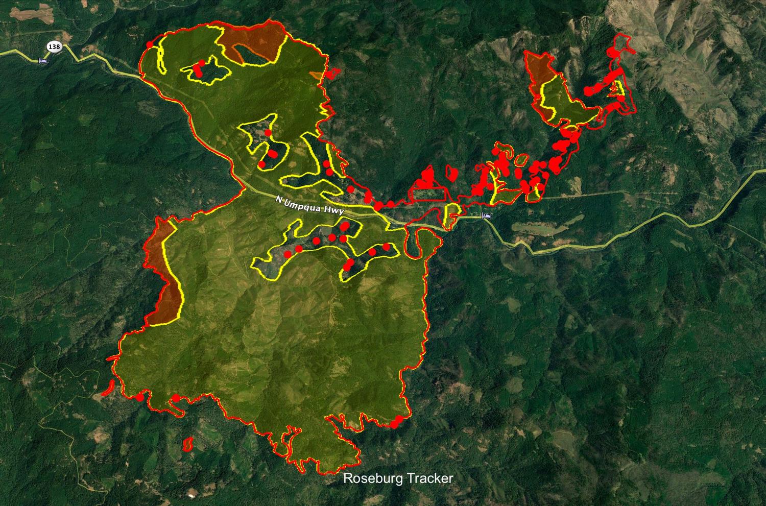 Jack Fire Continues Slow Growth; Containment At 15% — Roseburg Tracker