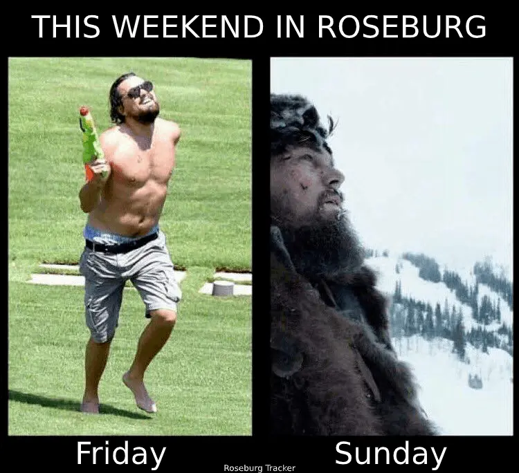 This weekend in Roseburg 😂