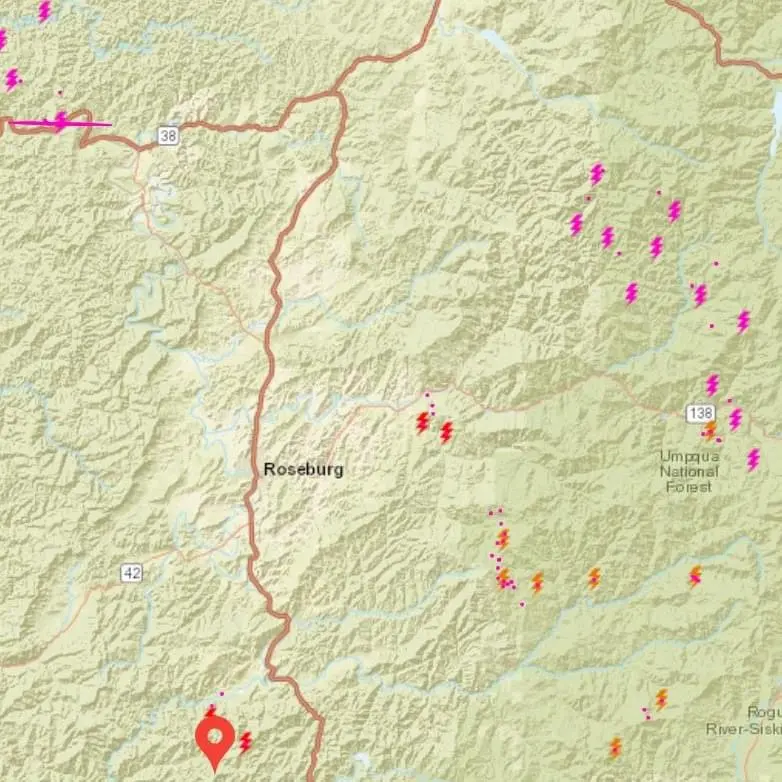 Several Fires Detected in Douglas District After Lightning Strikes ...