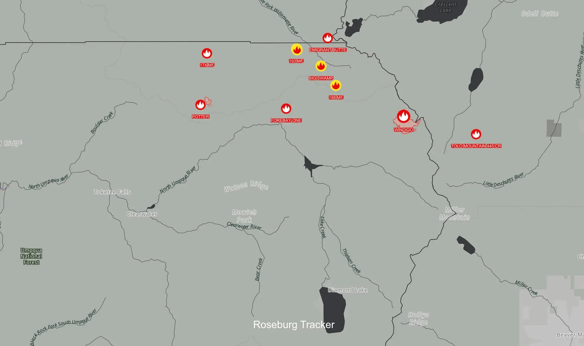 Overnight Lightning Starts Several New Fires — Roseburg Tracker
