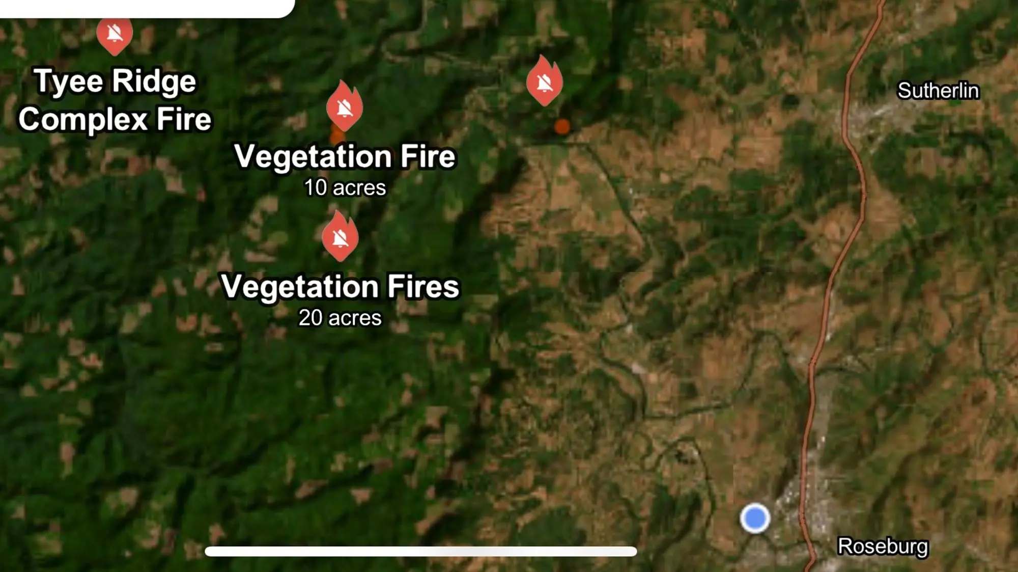 Tyee Ridge Complex Fire NW of Roseburg — Roseburg Tracker
