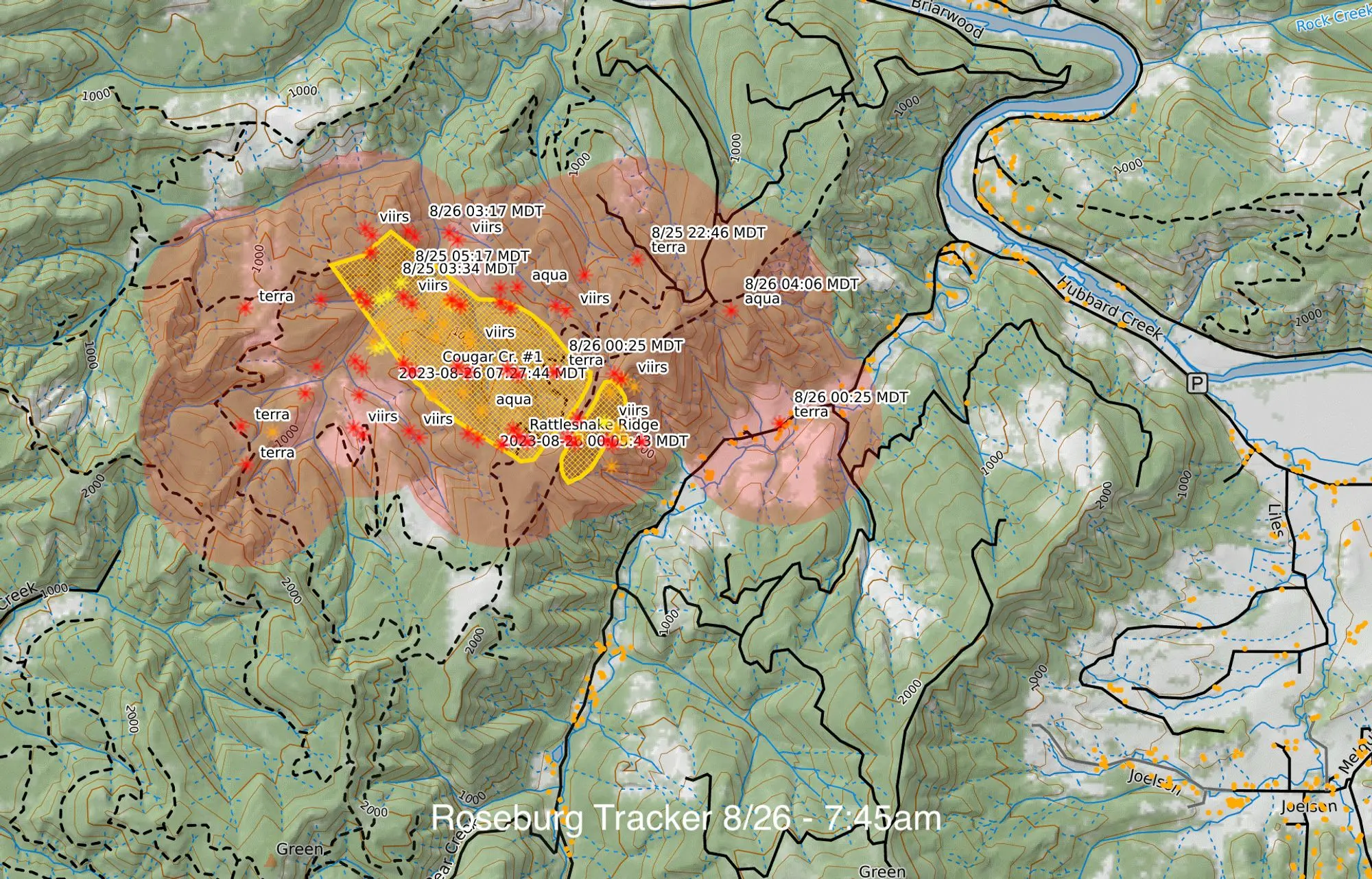 Saturday Morning Tyee Ridge Complex Fire Update — Roseburg Tracker