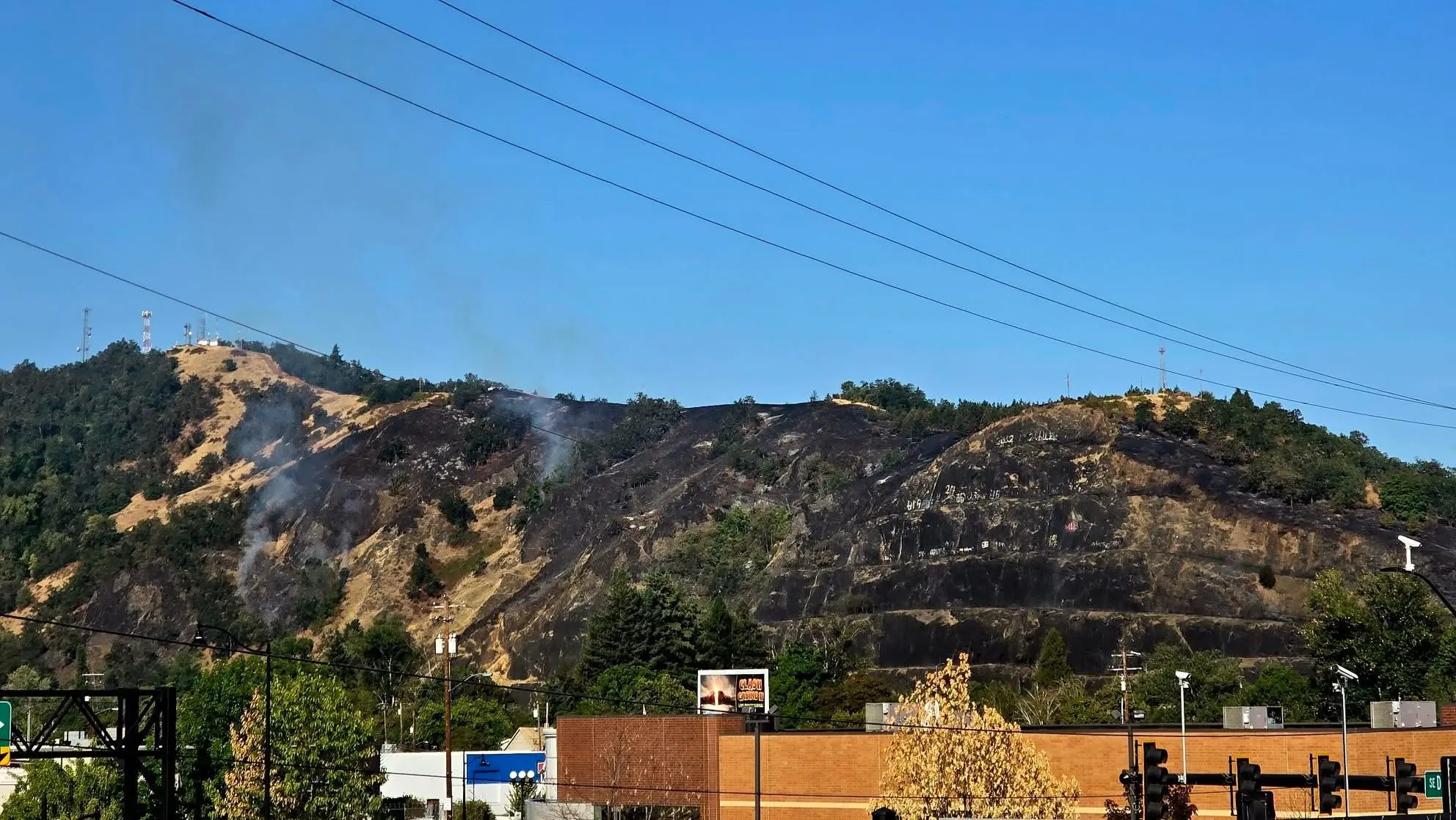 Milepost 124 Fire Contained in Roseburg — Roseburg Tracker