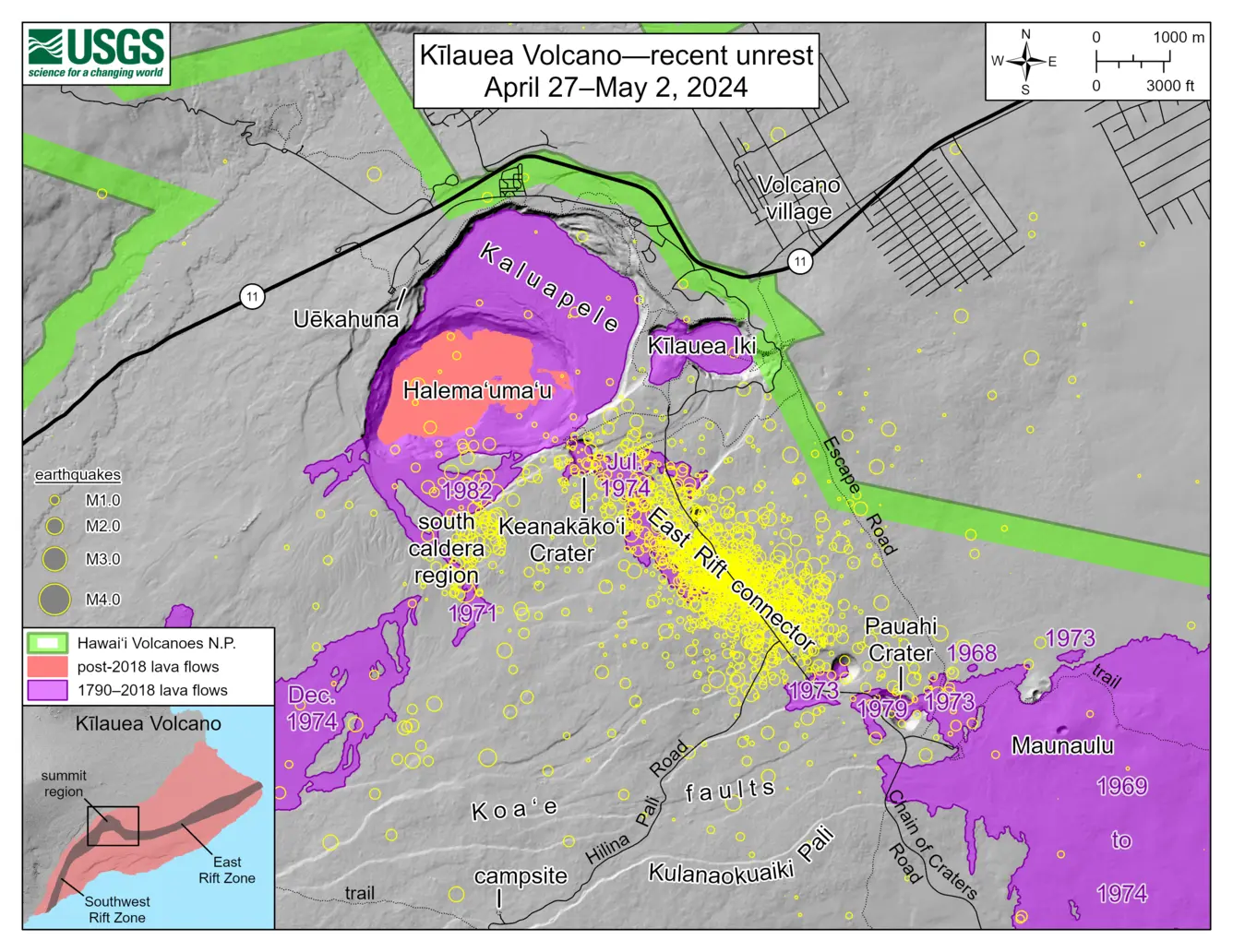 What’s shaking at the summit of Kīlauea? — USGS-HVO Volcano Watch ...
