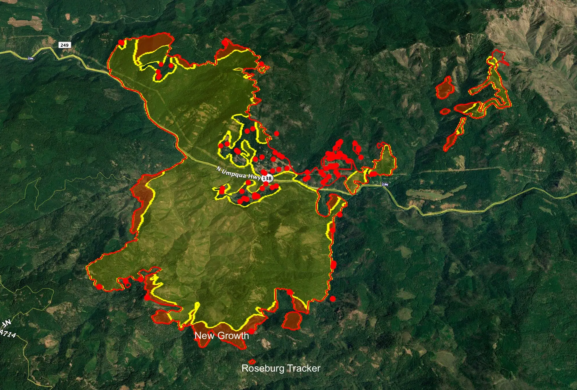 Growth of Jack Fire Slows, Now 10,937 Acres — Roseburg Tracker